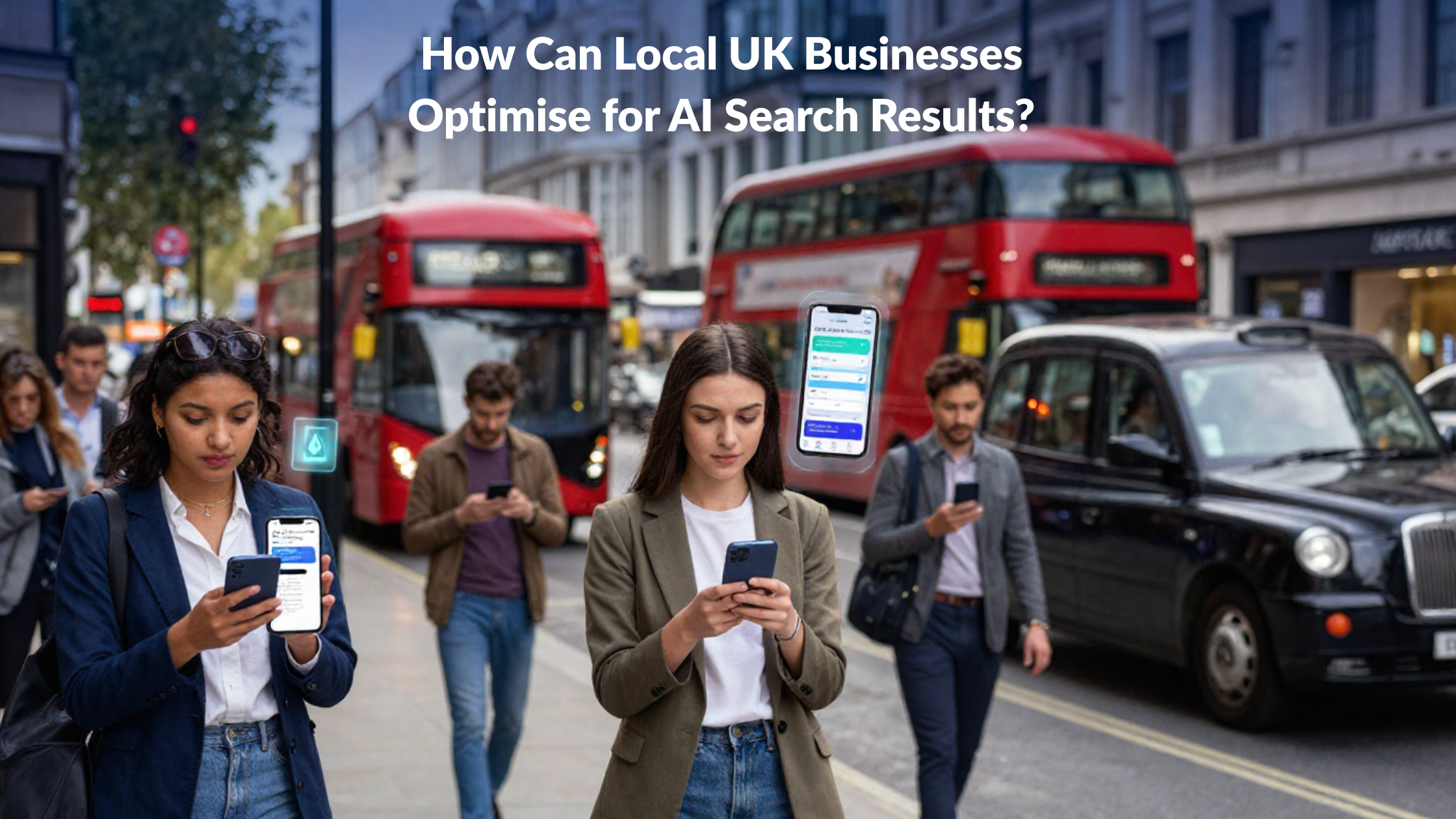 How can local UK businesses optimise for AI search results?